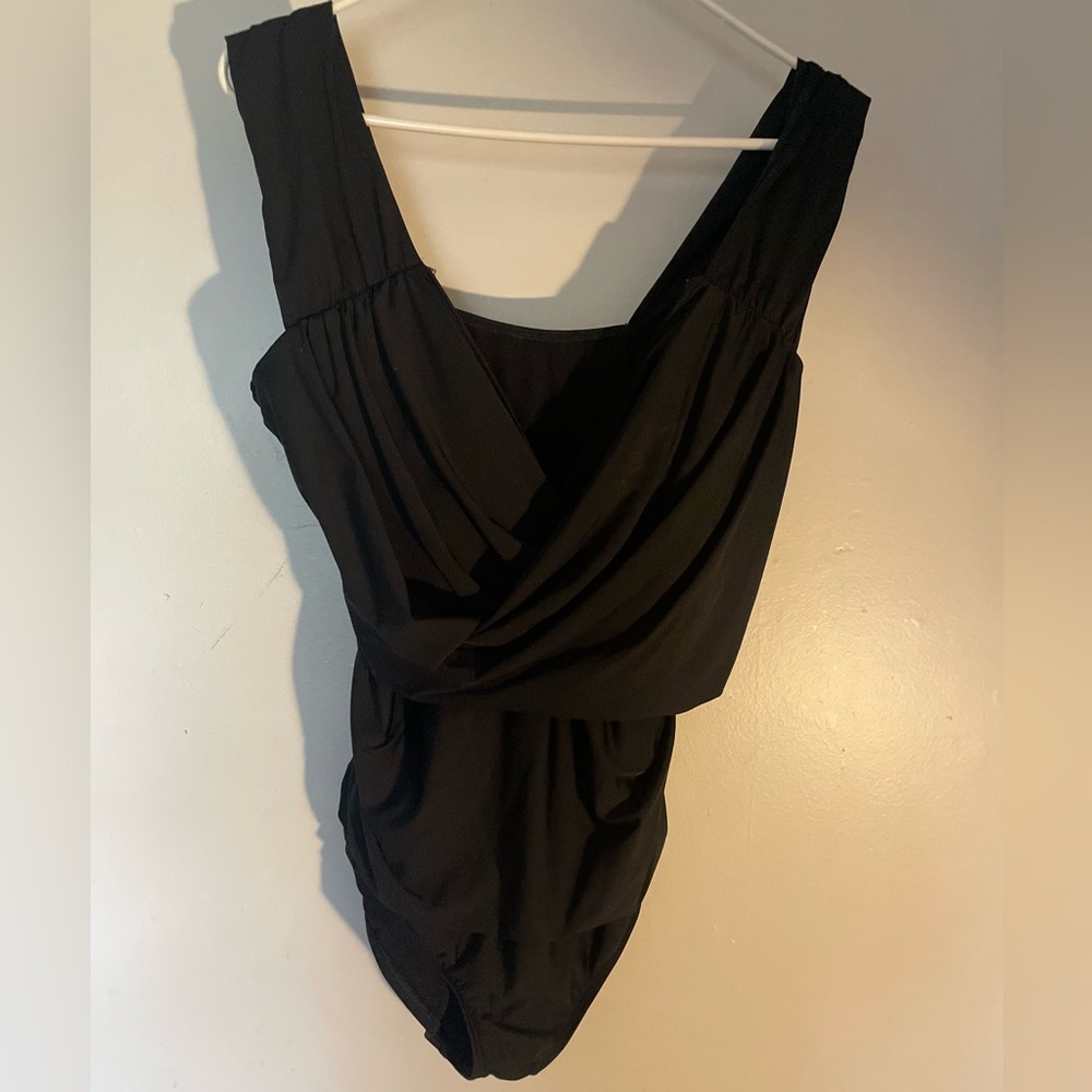 Athena black one piece bathing suit 16